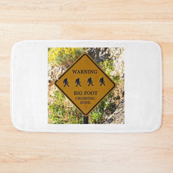 Item preview, Big foot crossing zone sign designed and sold by David Lee Thompson.