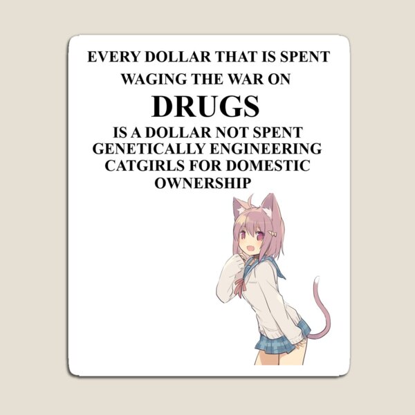 Genetically Engineered Catgirls Sticker for Sale by Zyro599