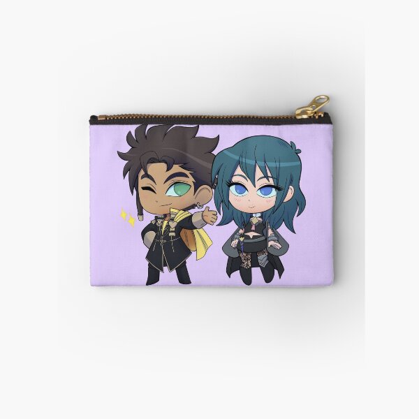 Item preview, Byleth (F!Byleth) and Claude - Fire Emblem Three Houses - Chibi Cuties designed and sold by kickgirl.