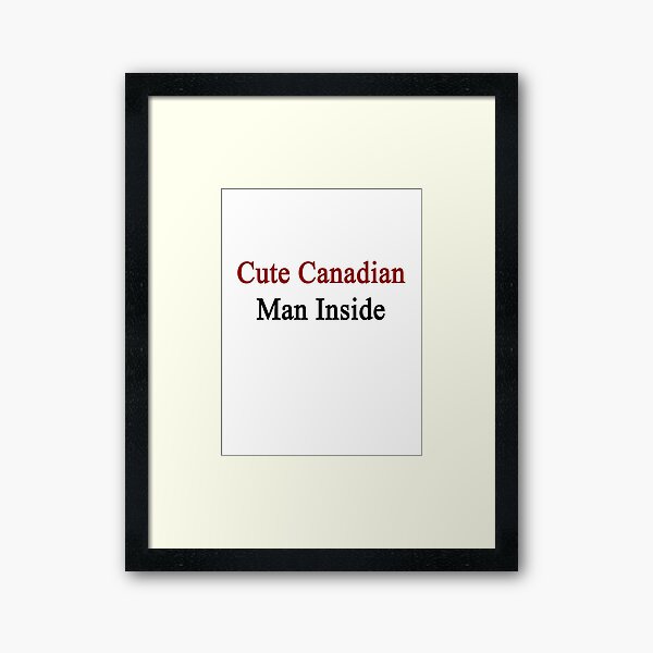 Aperçu de l'œuvre Homme canadien mignon à l'intérieur créée et vendue par supernova23.