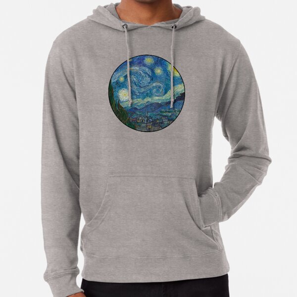van Gogh Sudadera ligera con capucha
