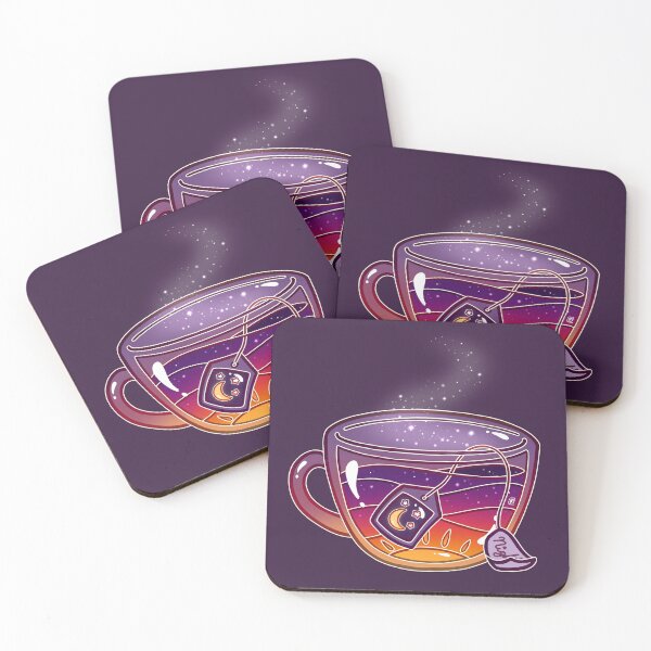 Sunset Tea Coasters (Set of 4)