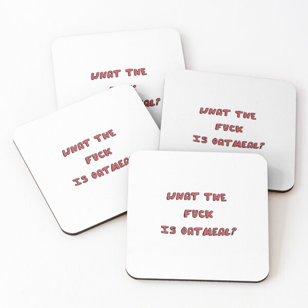 Item preview, What the Fu*k is oatmeal sticker designed and sold by FrizbeeEyes.