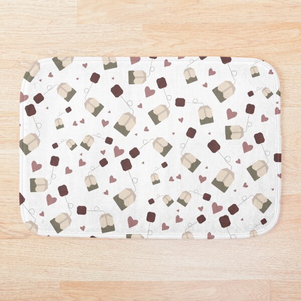 Item preview, Tea Bag with Hearts designed and sold by Madison Bedenbaugh.
