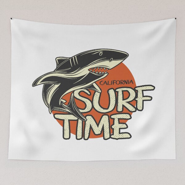 Item preview, CALIFORNIA SURF TIME SURFING T-SHIRT RETRO GIFT PRESENT BIRTHDAY CHRISTMAS designed and sold by Timcito.
