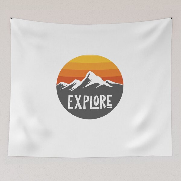 Item preview, Explore mountain sunset designed and sold by Vectorqueen.