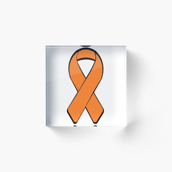 Leukemia Awareness Ribbon 2 Acrylic Block For Sale By Rjburke24