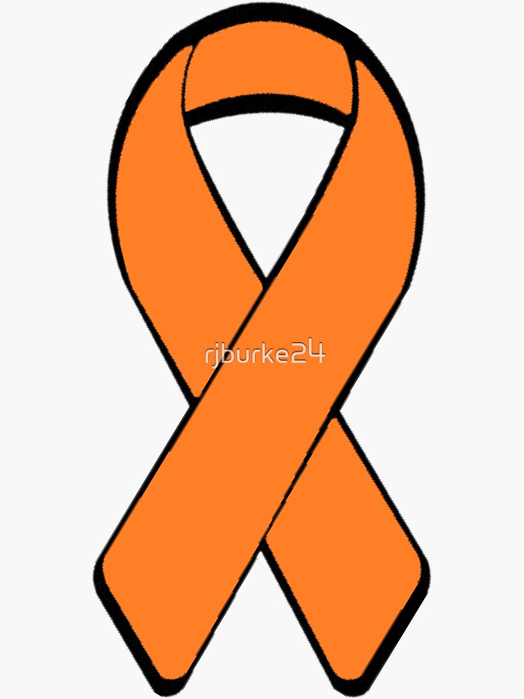 Leukemia Awareness Ribbon 2 Sticker For Sale By Rjburke24 Redbubble