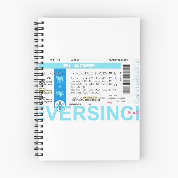 Item preview, Bladee Eversince Ticket designed and sold by fakedrain.