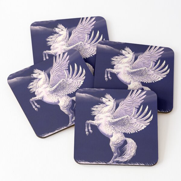 Item preview, Moon Pegasus - a tinge of pink designed and sold by HandsonHart.