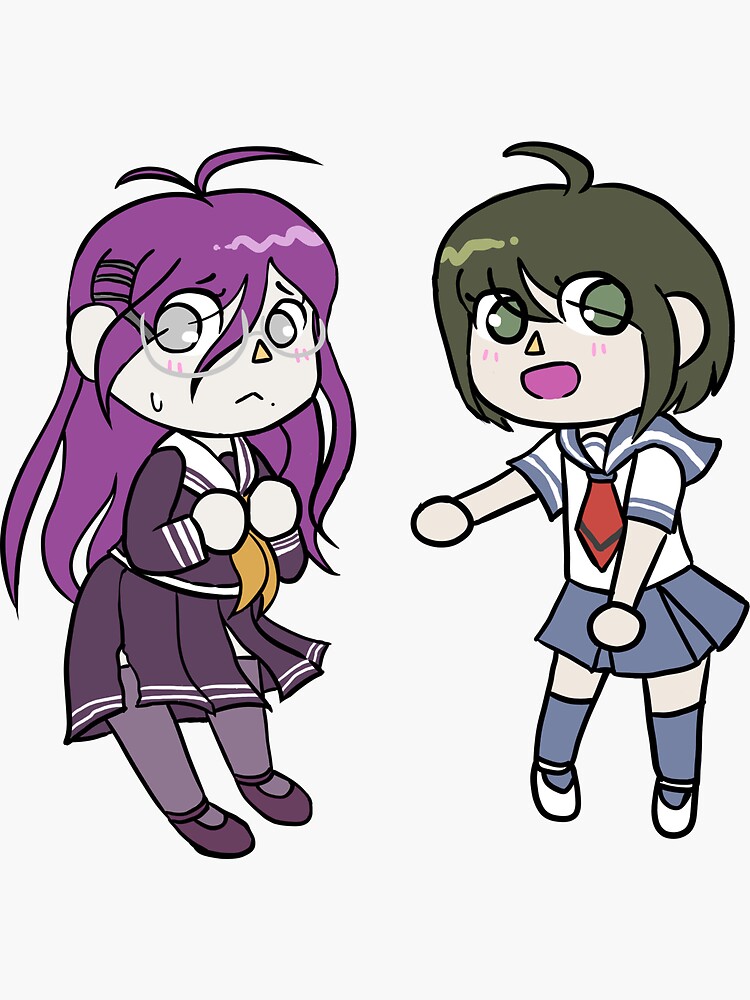  Despair Crossing Toko  And Komaru Sticker  Set Sticker  by 