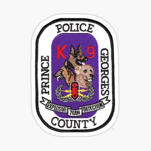 Prince George's County K9 Bomb Squad Sticker