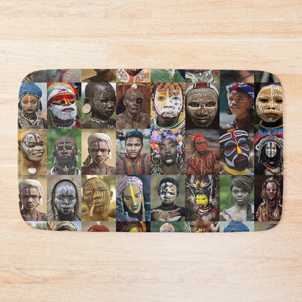 Item preview, African Painted Faces designed and sold by Montage-Madness.