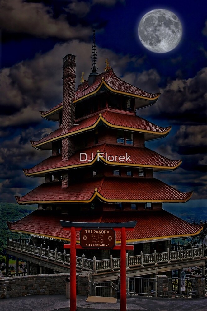 "Pagoda Reading Pa." by DJ Florek Redbubble