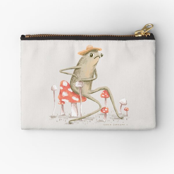 Awkward Toad Zipper Pouch