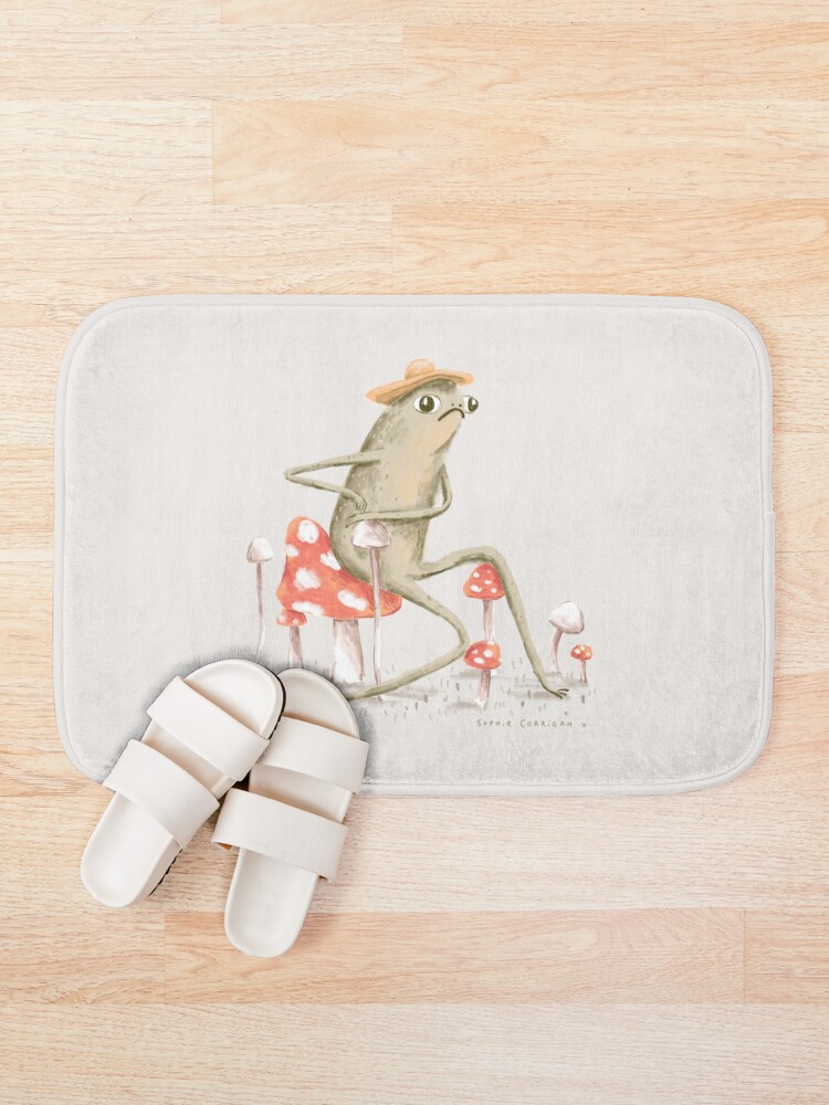 Alternate view of Awkward Toad Bath Mat