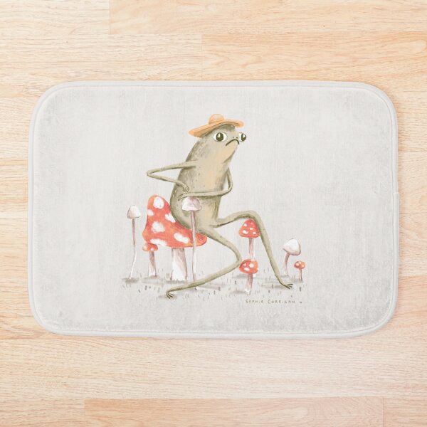 Awkward Toad Bath Mat