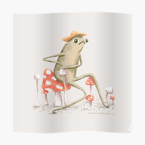 Awkward Toad Poster