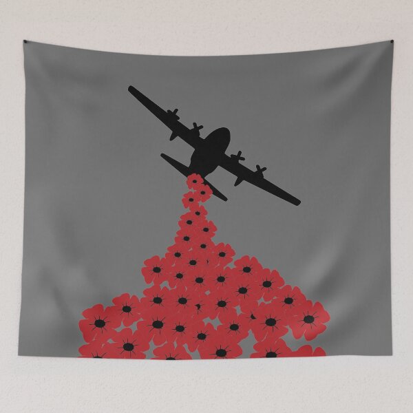 Item preview, Remembrance Poppy Falling From Plane designed and sold by CoolYule.