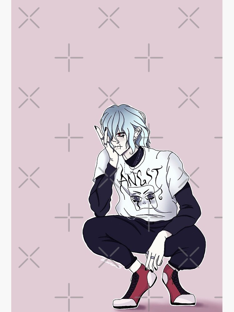 Shigaraki Tomura In Streetwear Art Board Print By Laurenrchl Redbubble