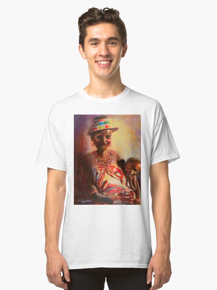 Alternate view of African Mother and Child Classic T-Shirt
