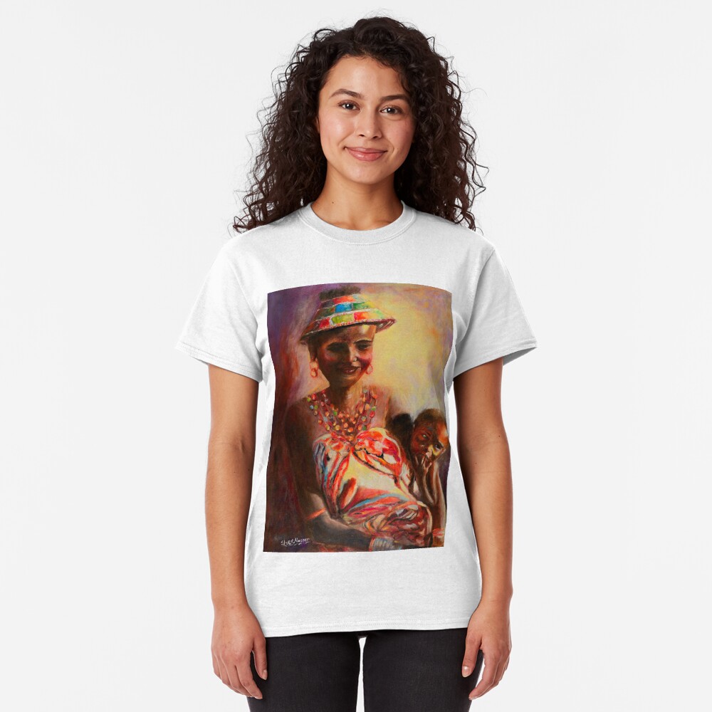 African Mother and Child Classic T-Shirt