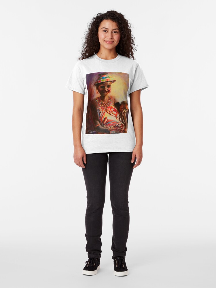 Alternate view of African Mother and Child Classic T-Shirt