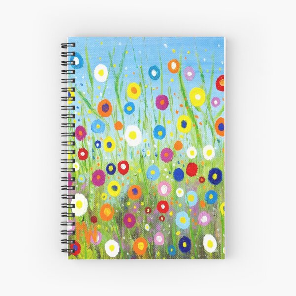 Happy Little Garden 2 Spiral Notebook