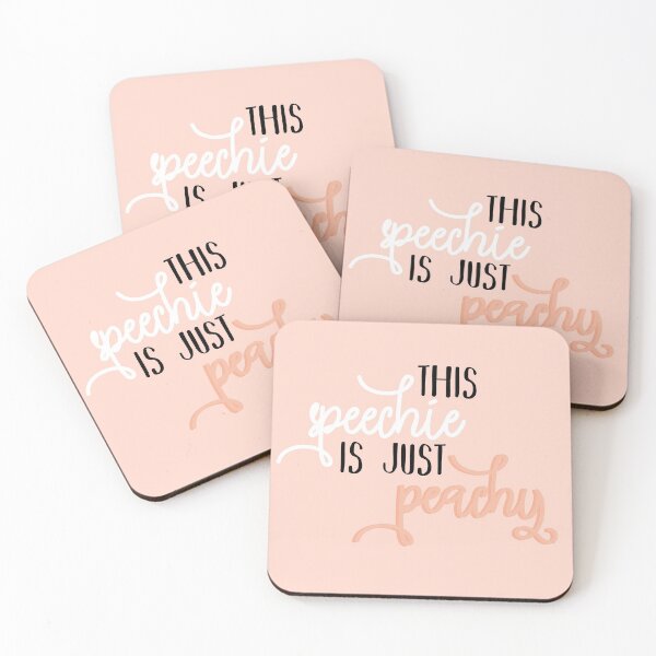 Item preview, This Speechie is Just Peachy designed and sold by bathwater.