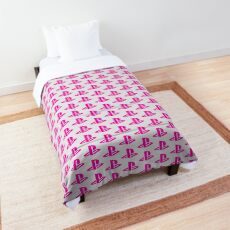 Playstation Logo Pink Comforter