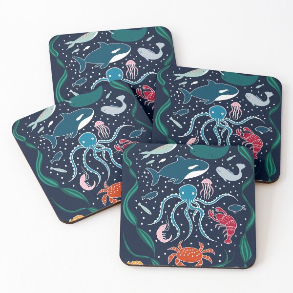 Item preview, Underwater world I Fish and seafood  designed and sold by Scandi Shop .