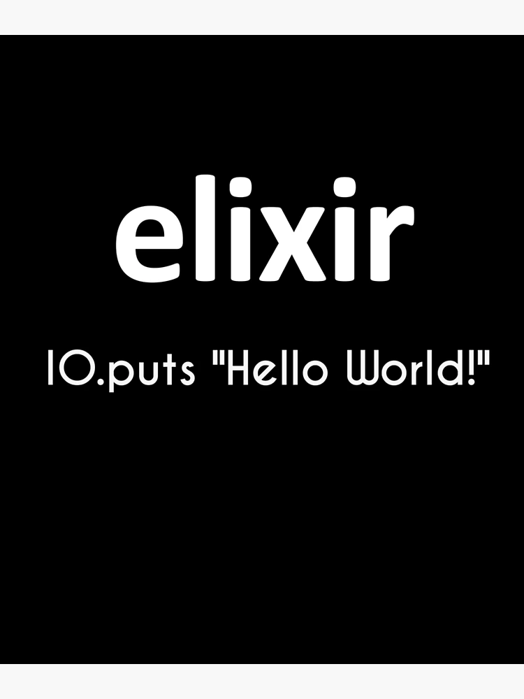 Thumbnail 3 of 3, Poster, Elixir Programming Language designed and sold by vladocar.