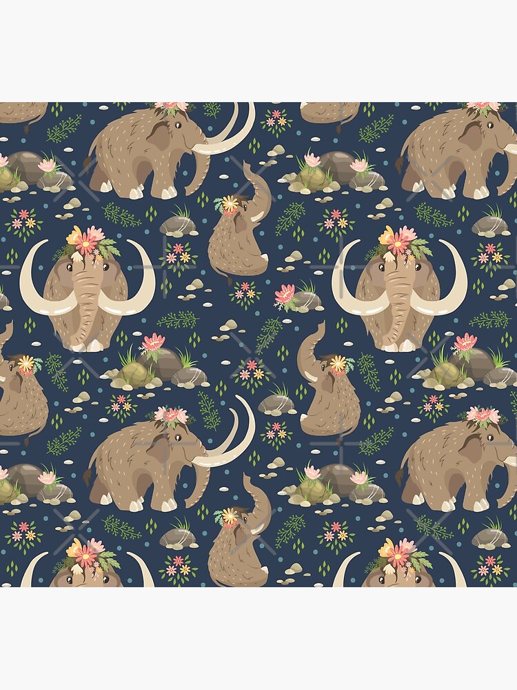 Cute mammoths by JuliaBadeeva