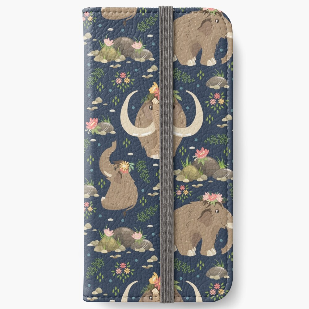 Cute mammoths iPhone Wallet