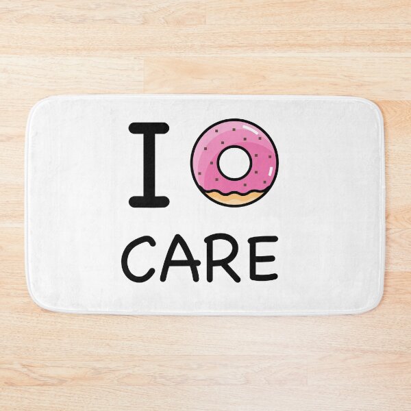 Item preview, I Donut Care Funny quote illustration Don't Care Tumblr designed and sold by vanessavolk.