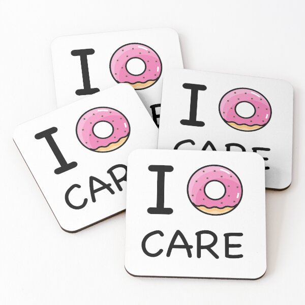 Item preview, I Donut Care Funny quote illustration Don't Care Tumblr designed and sold by vanessavolk.