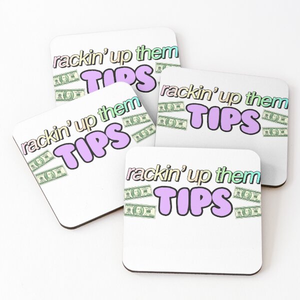 Item preview, rackin' up them tips designed and sold by CARIANE.