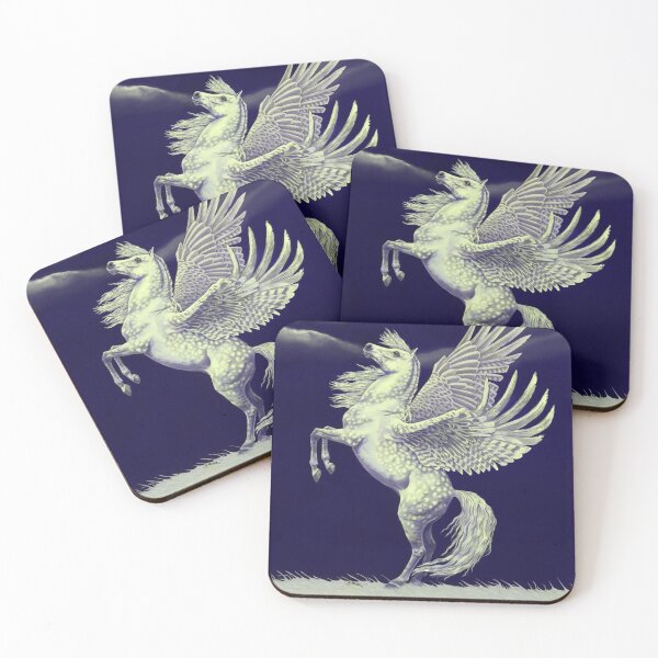 Item preview, Moon Pegasus - a tinge of gold designed and sold by HandsonHart.
