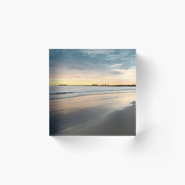 Sunrise at Port Fairy (crisp colour paint) Acrylic Block