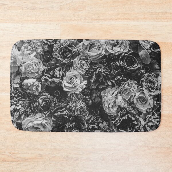 Item preview, Flower Wall // Black and White Flat Floral Accent Background Jaw Dropping Decoration designed and sold by AWYEZZA.