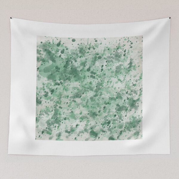 Item preview, Green watercolour splat  designed and sold by chubbyberry.