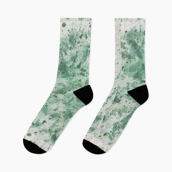 Item preview, Green watercolour splat  designed and sold by chubbyberry.