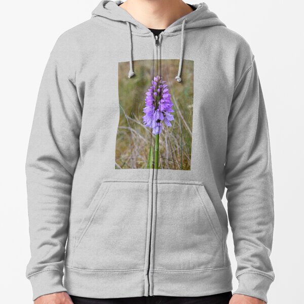 Heath Spotted Orchid Zipped Hoodie