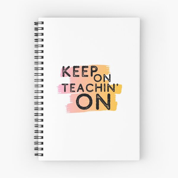 Item preview, Keep On Teachin' On sticker  designed and sold by LaureMel.