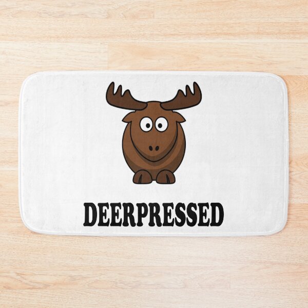 Item preview, Depressed deer pun designed and sold by zejose.