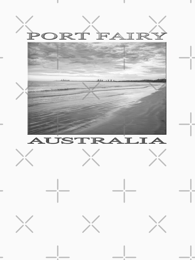 Sunrise at Port Fairy (b&w graphic sketch) by RayW