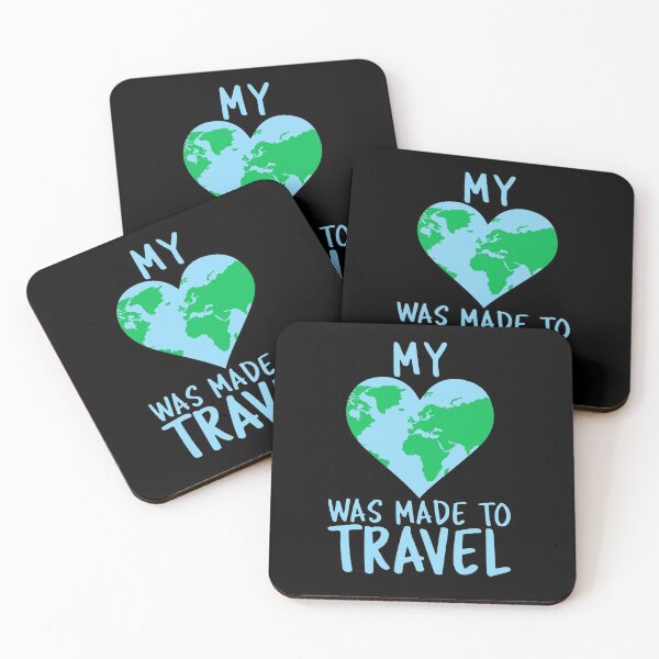 Item preview, My Heart Was Made To Travel World Tourist Gift designed and sold by Maljonic.