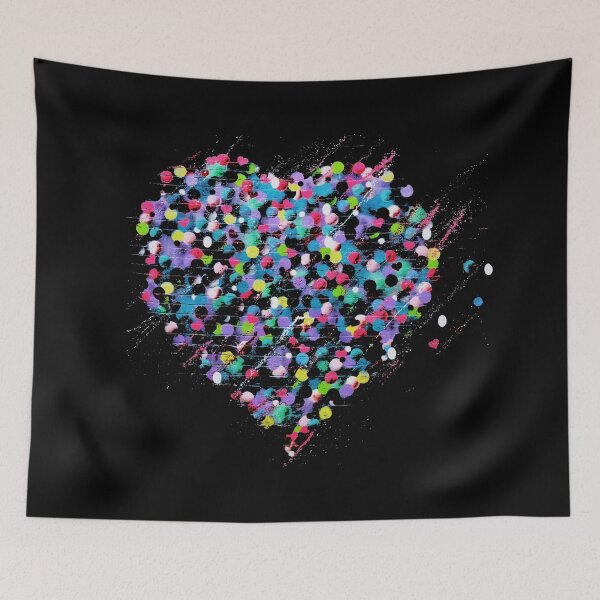 Item preview, graffiti heart love designed and sold by TShirtsByMs.