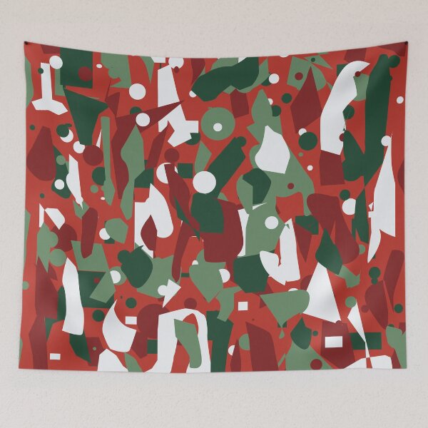 Item preview, Christmas abstract shapes designed and sold by chubbyberry.