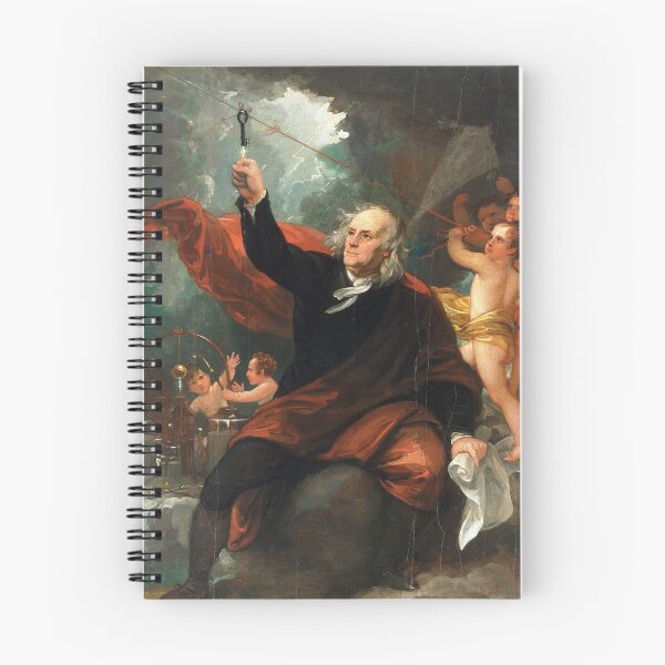 Item preview, Benjamin Franklin Drawing Electricity from the Sky (1816) designed and sold by allhistory.